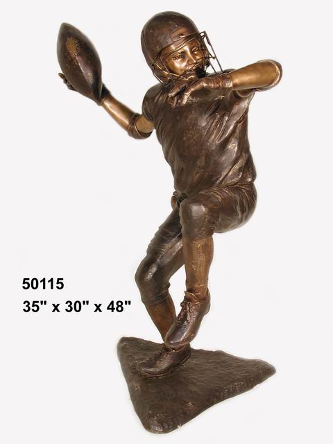 Bronze Football Player Bronze Football Player